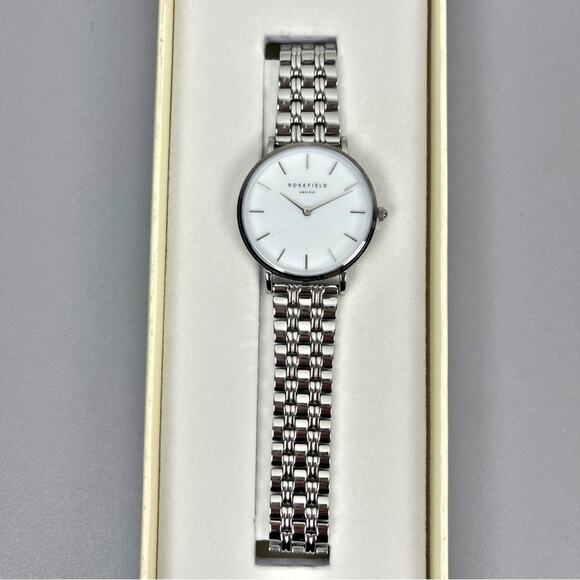 New Rosefield Tribeca Silver Watch - Picture 7 of 7